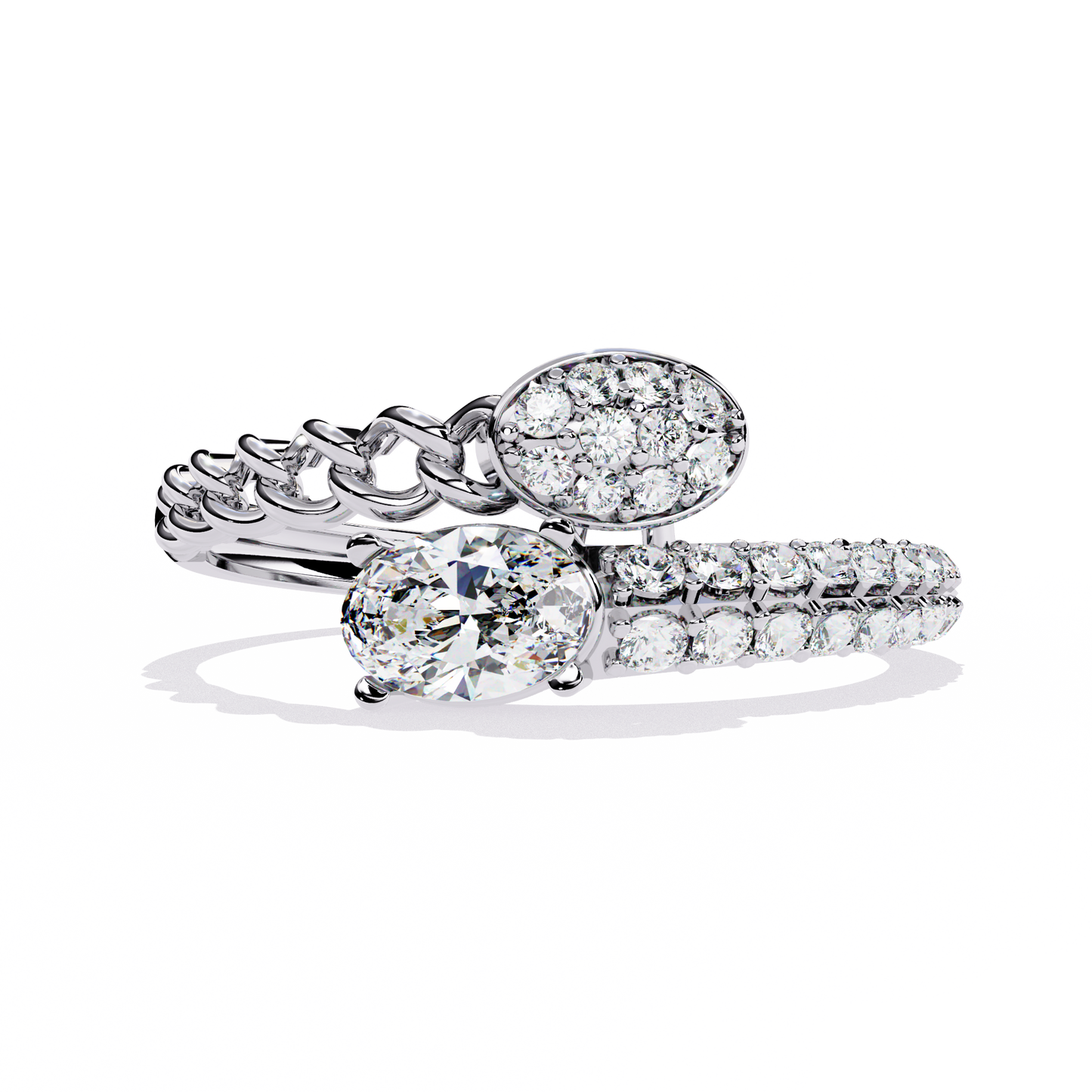 Luxe Emblem Solitaire Ring