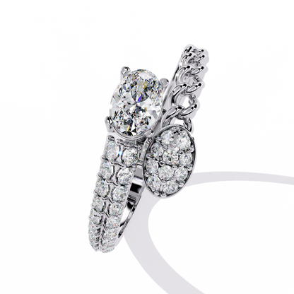 Luxe Emblem Solitaire Ring