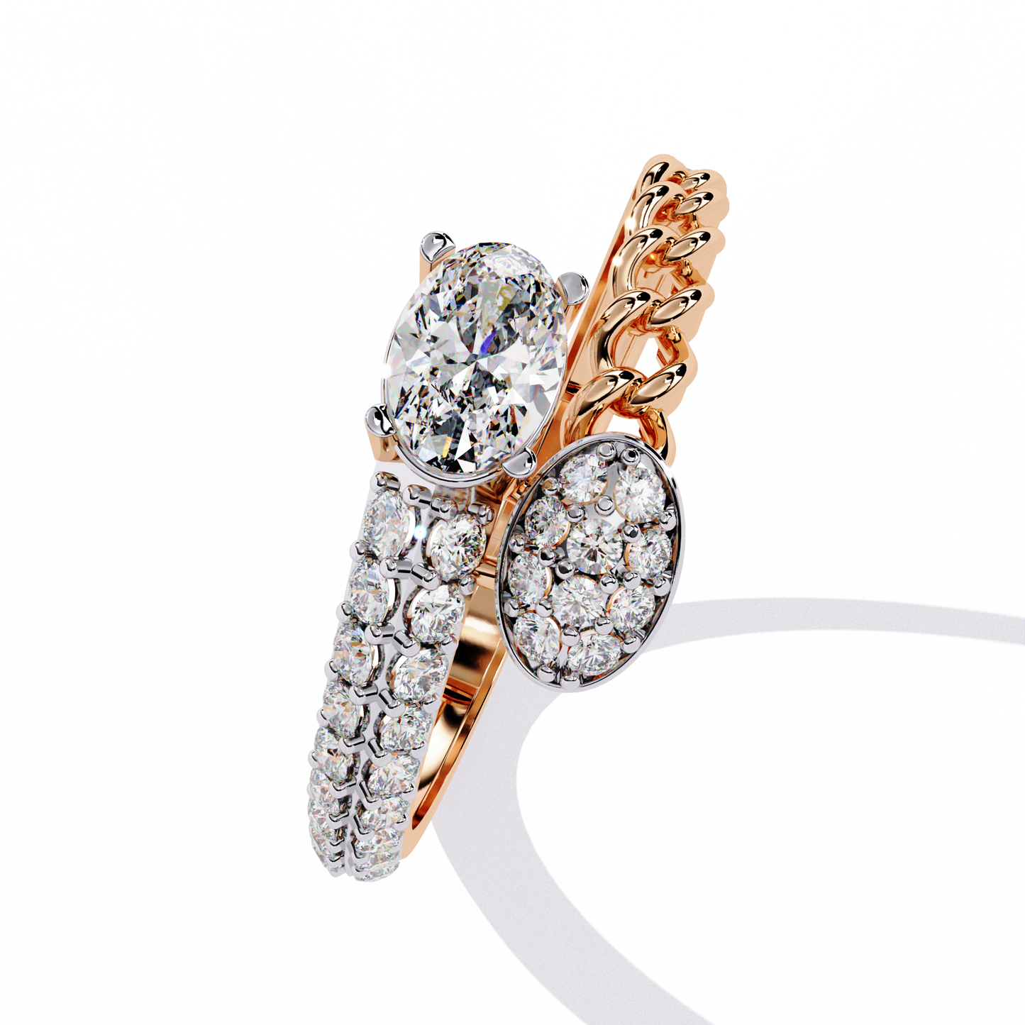 Luxe Emblem Solitaire Ring