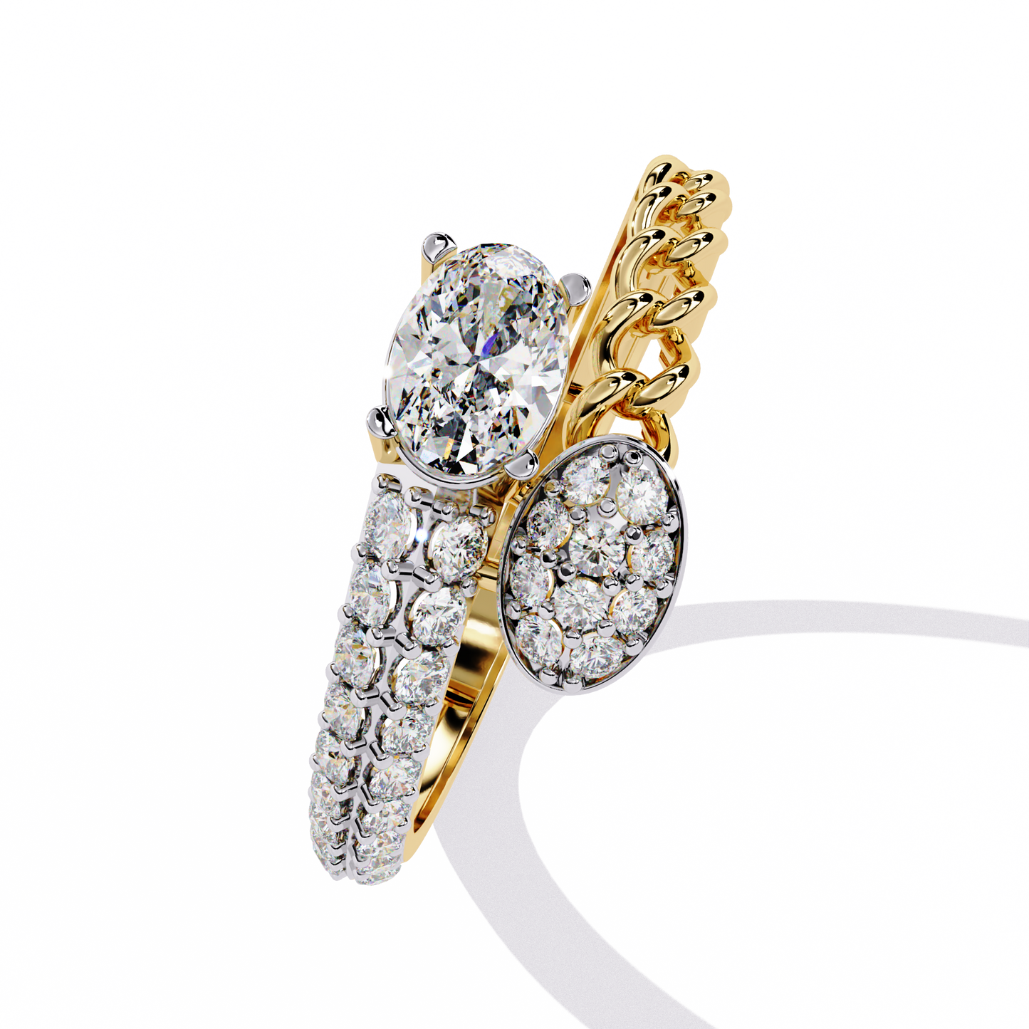 Luxe Emblem Solitaire Ring