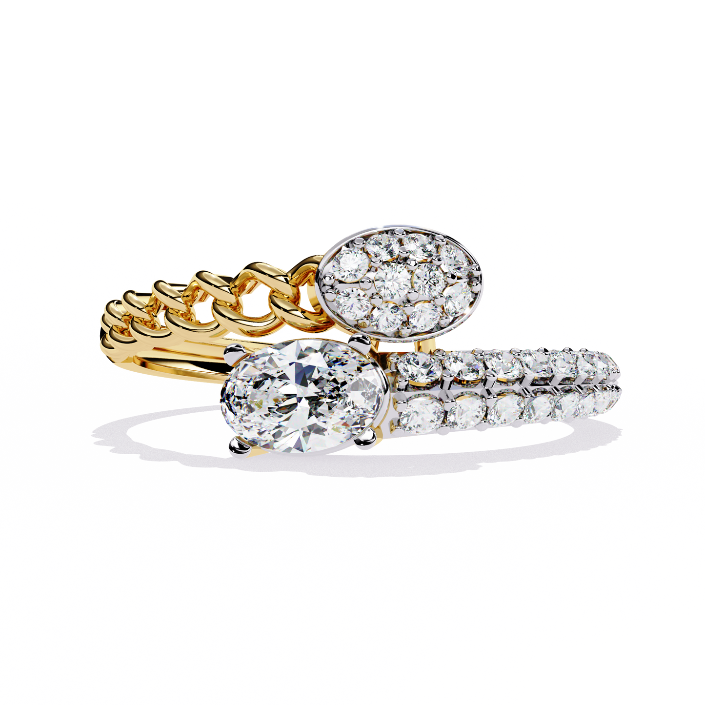 Luxe Emblem Solitaire Ring