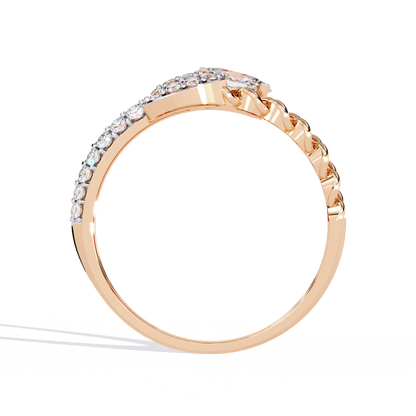 Luxe Emblem Solitaire Ring
