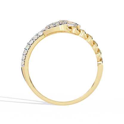Luxe Emblem Solitaire Ring
