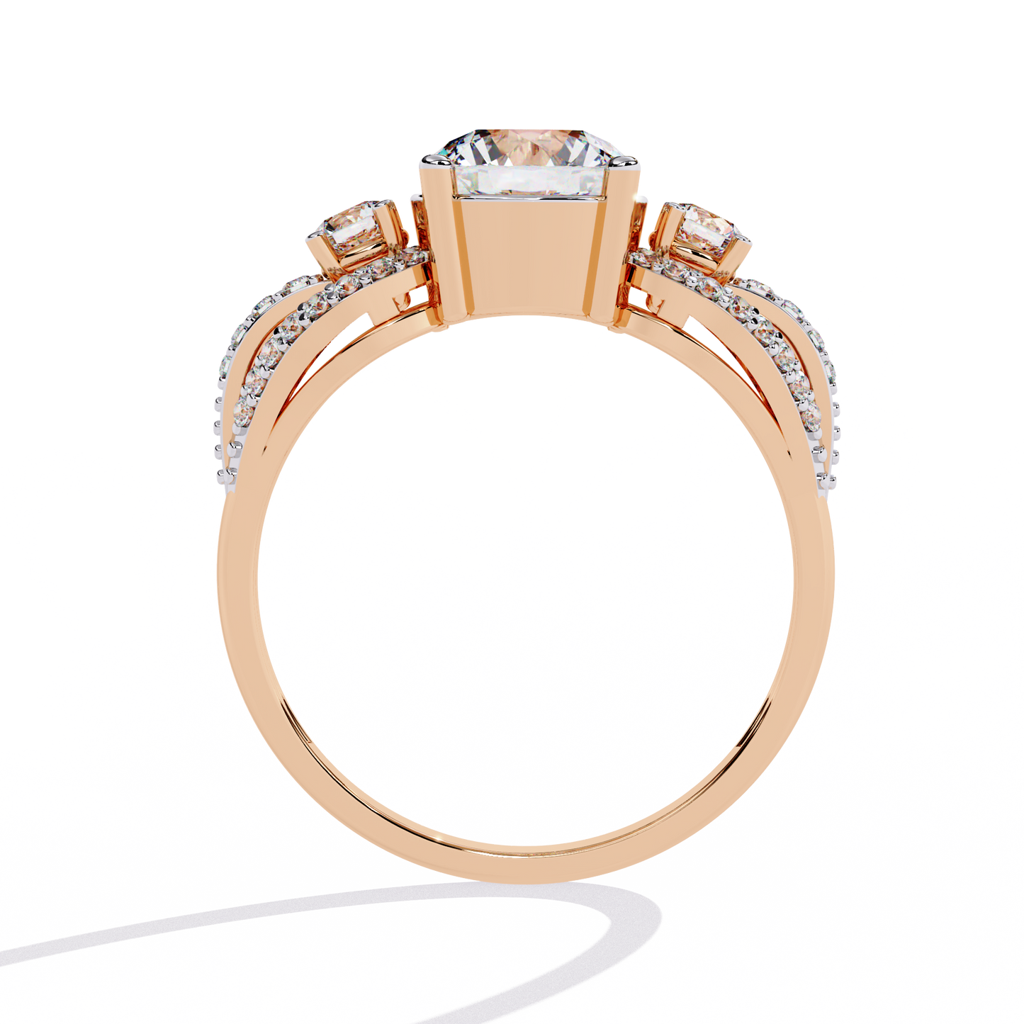 Eternal Halo Solitaire Ring