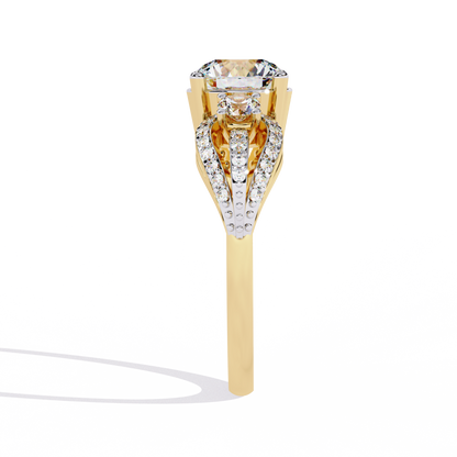 Eternal Halo Solitaire Ring