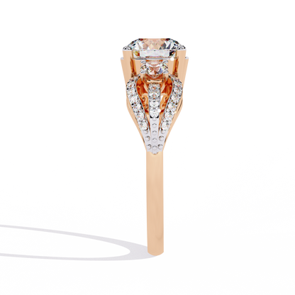 Eternal Halo Solitaire Ring