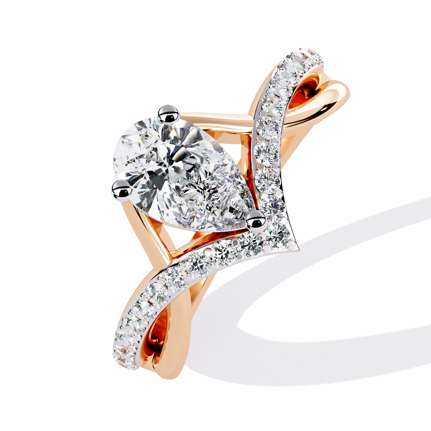Celestial Bloom Solitaire Ring