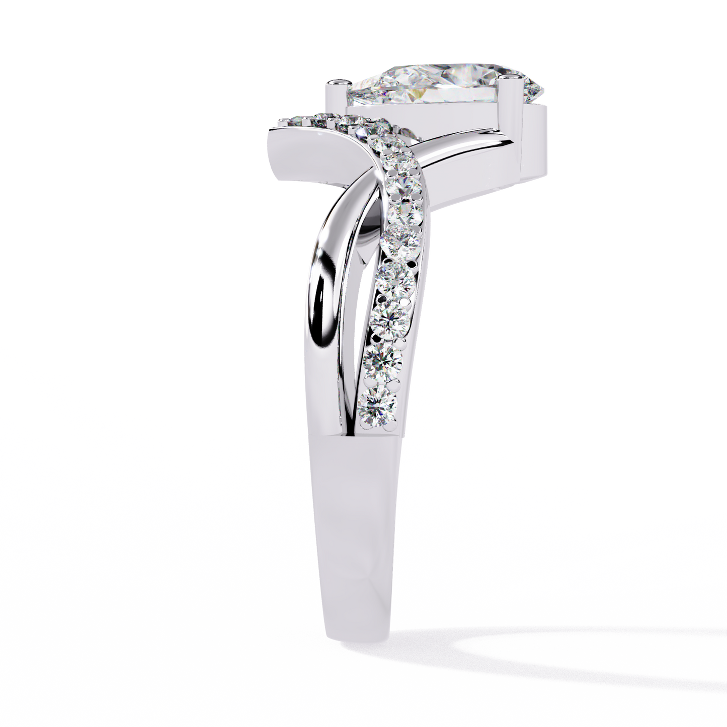 Celestial Bloom Solitaire Ring