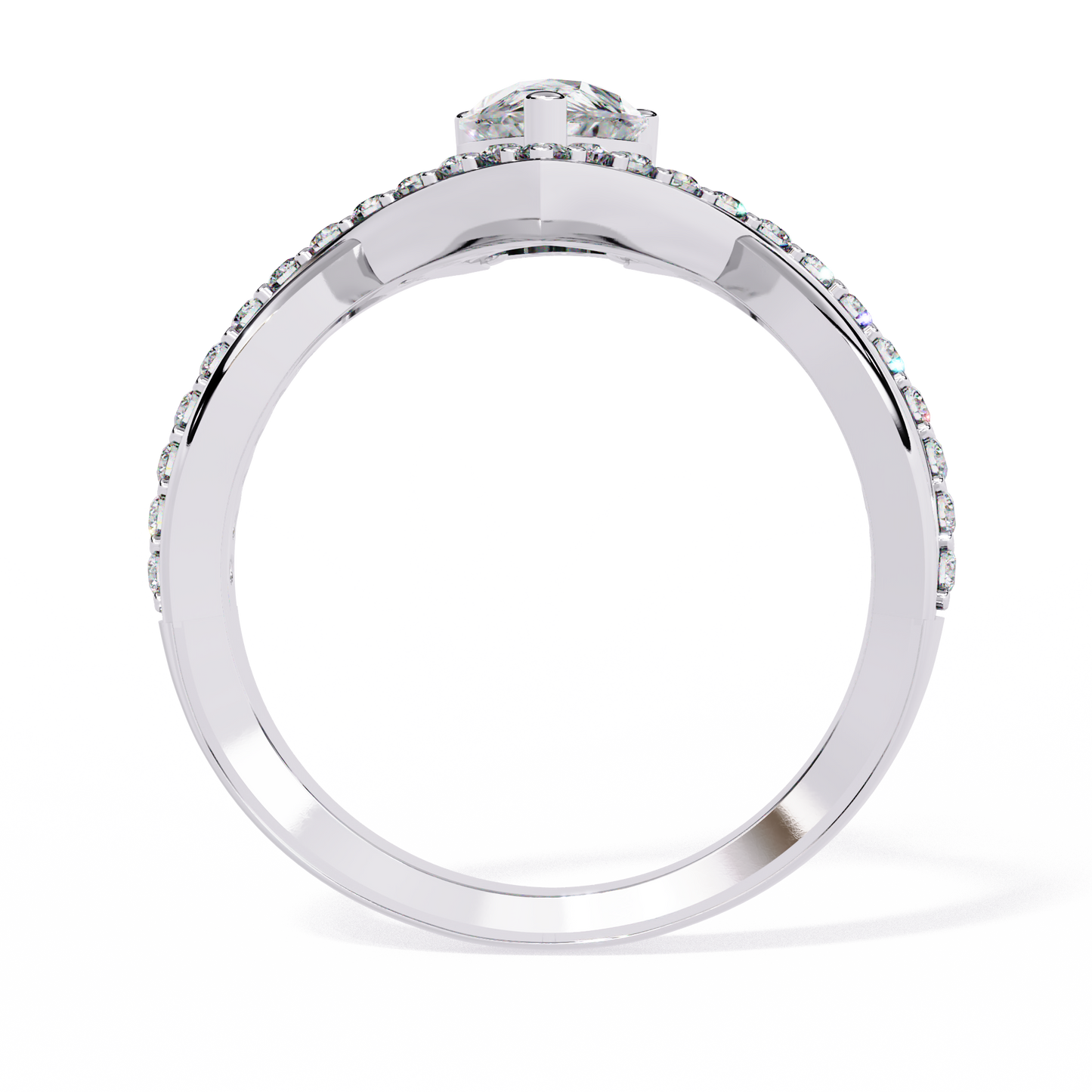 Celestial Bloom Solitaire Ring