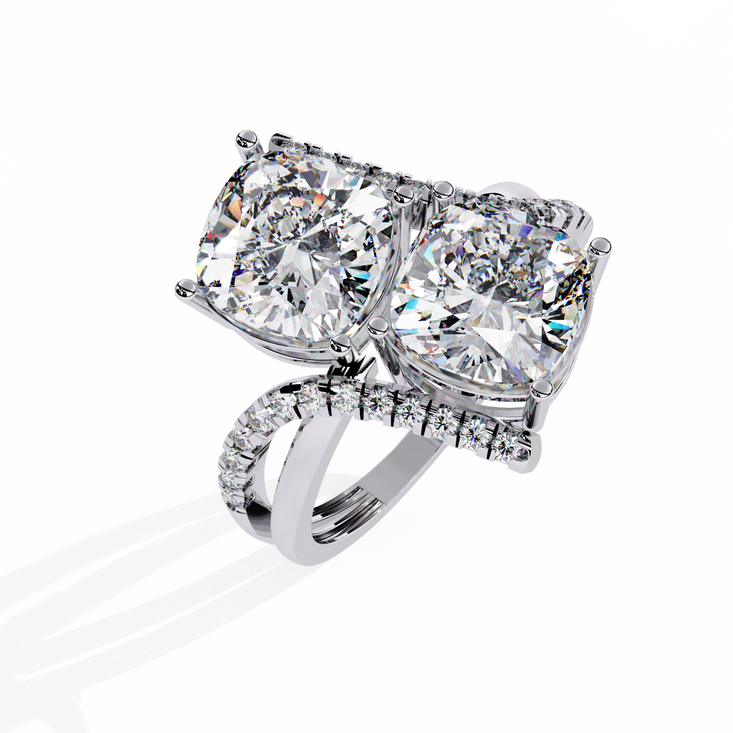 Cosmic Dance Solitaire Ring
