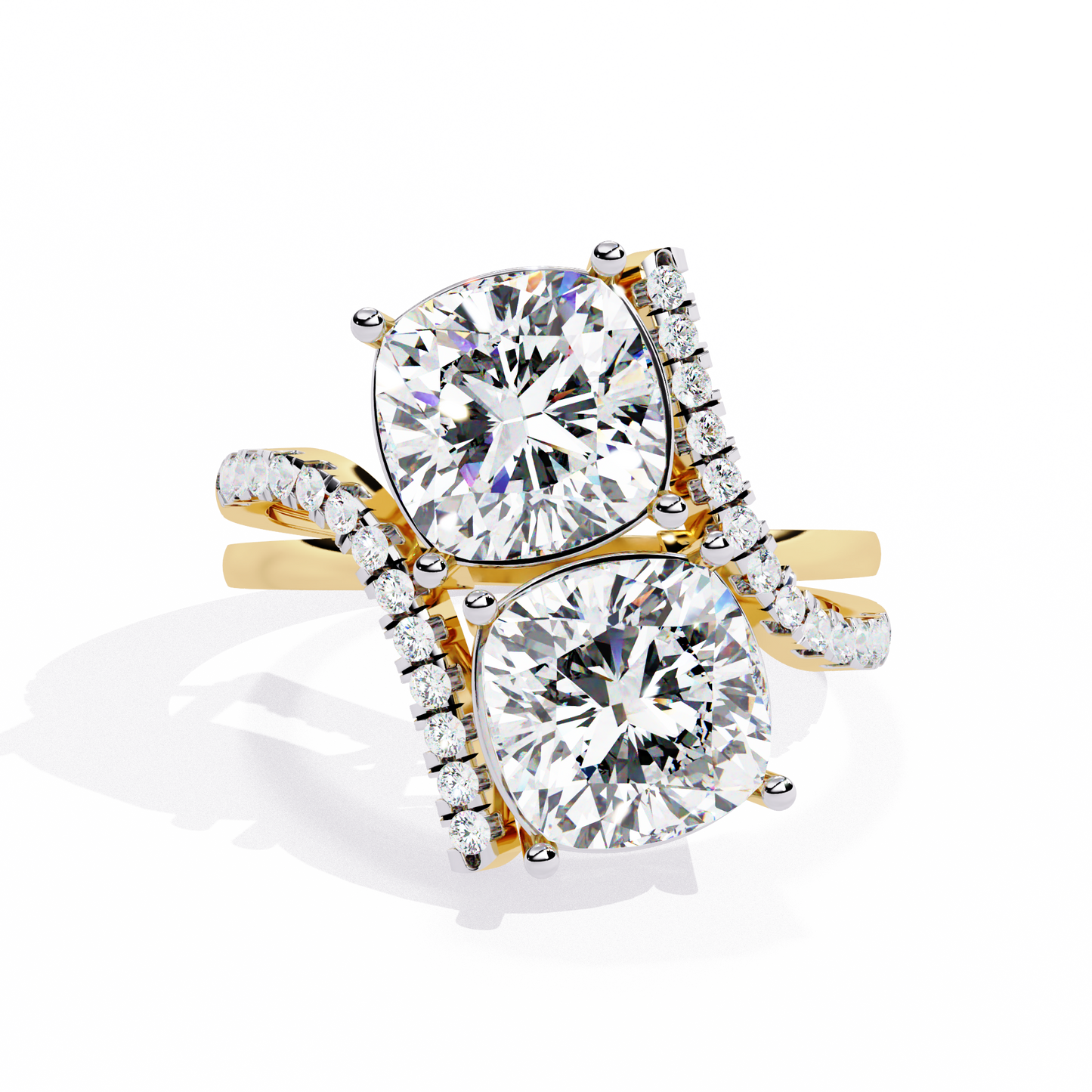 Cosmic Dance Solitaire Ring