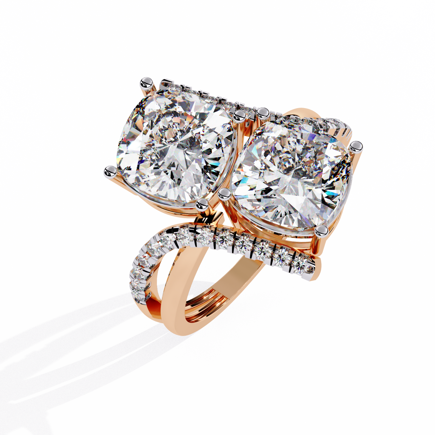 Cosmic Dance Solitaire Ring