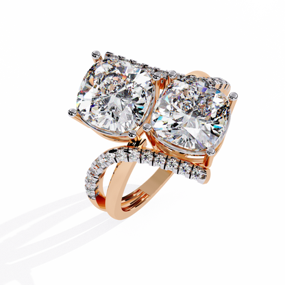 Cosmic Dance Solitaire Ring
