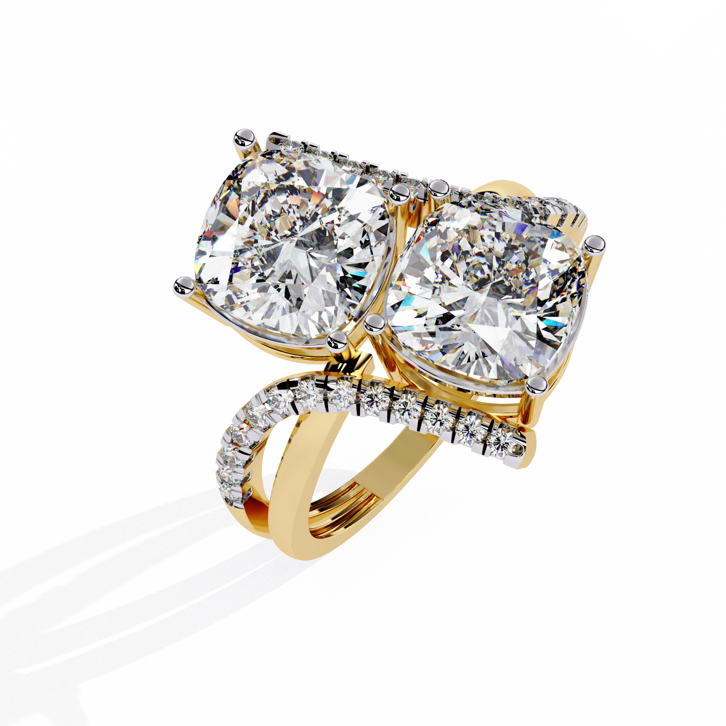 Cosmic Dance Solitaire Ring