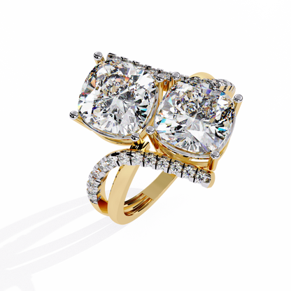 Cosmic Dance Solitaire Ring