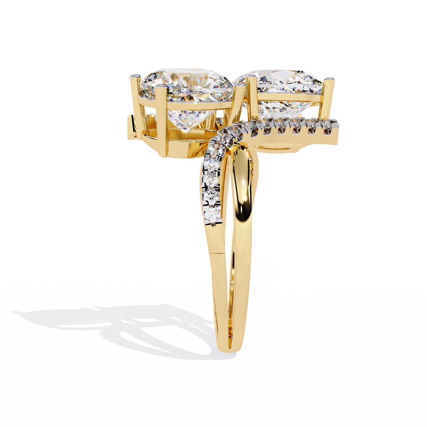 Cosmic Dance Solitaire Ring