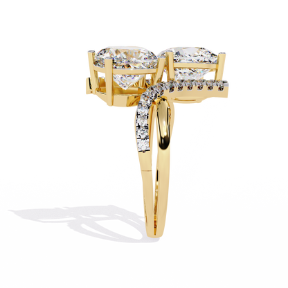 Cosmic Dance Solitaire Ring