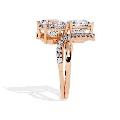 Cosmic Dance Solitaire Ring