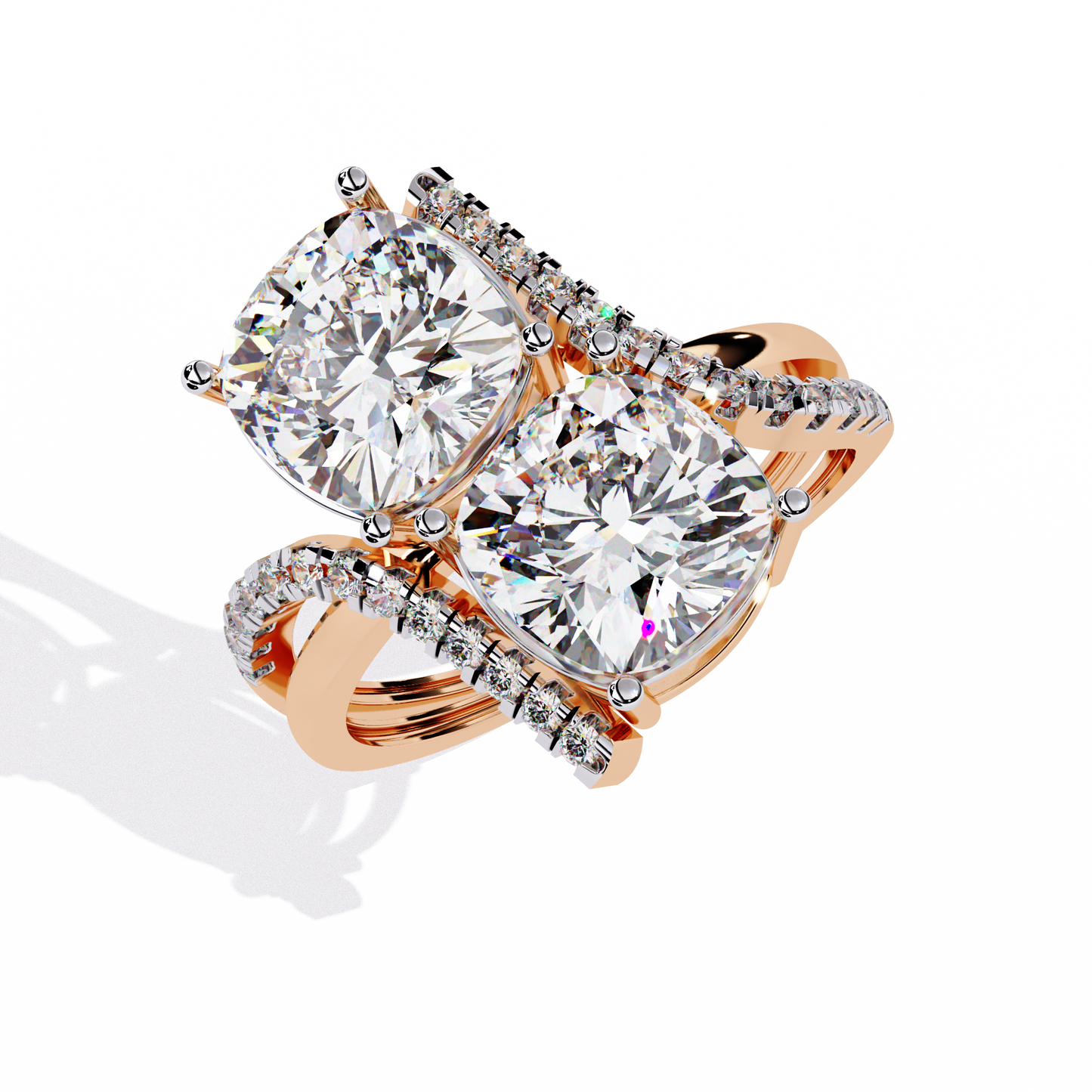 Cosmic Dance Solitaire Ring