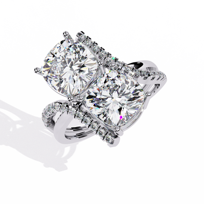 Cosmic Dance Solitaire Ring