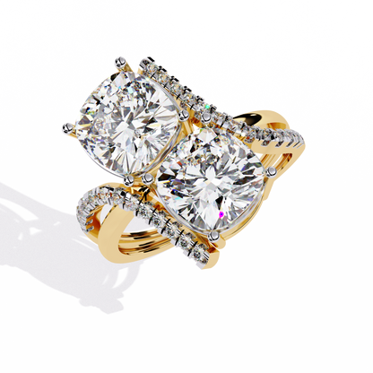 Cosmic Dance Solitaire Ring