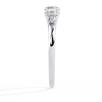 Dual Destiny Diamond Engagement Ring