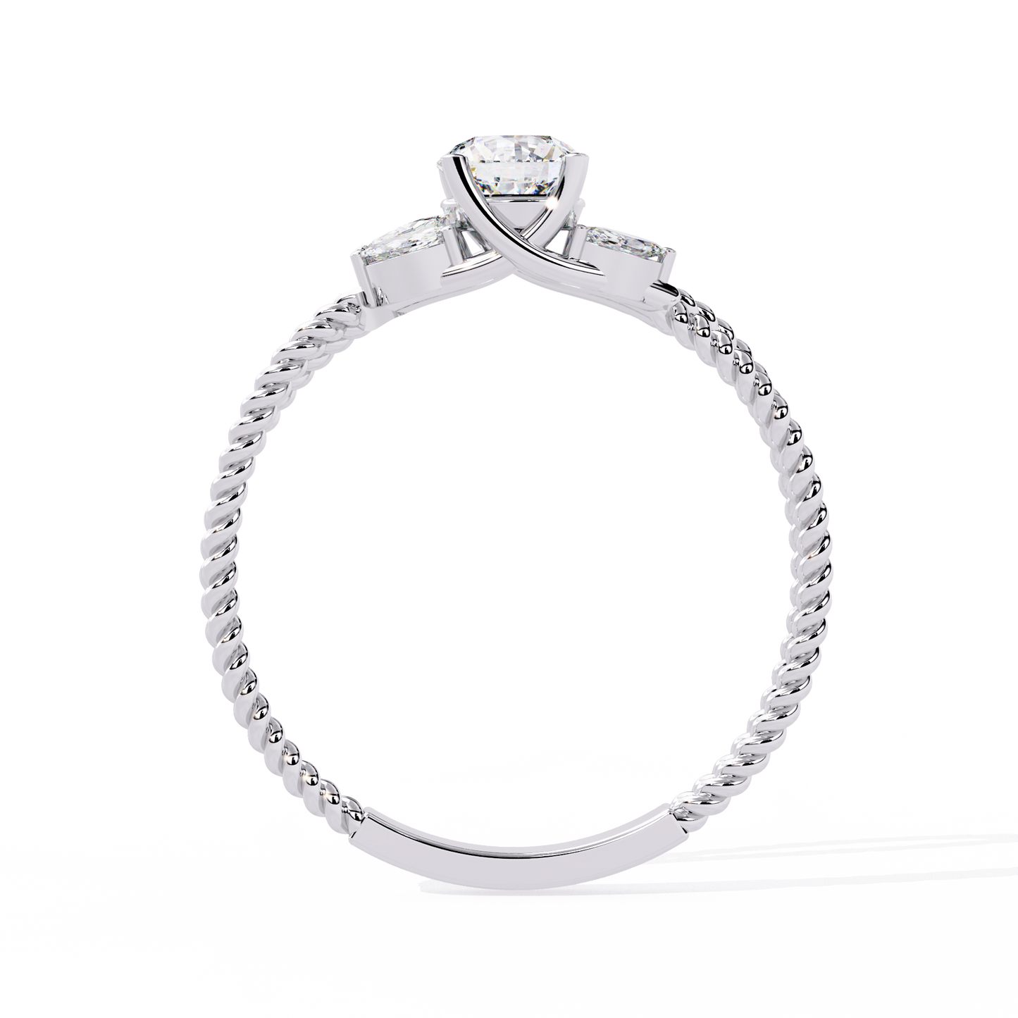 Celestial Anchor Diamond Ring