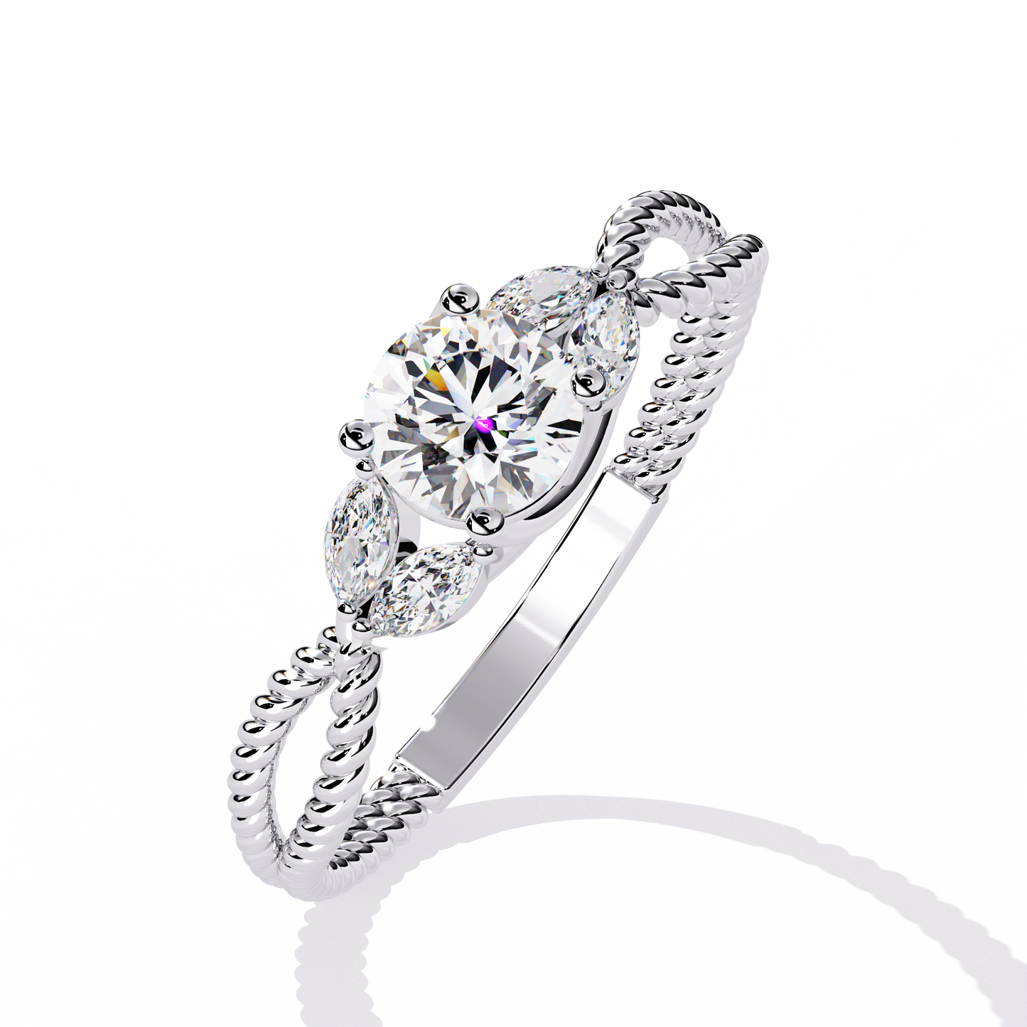 Celestial Anchor Diamond Ring