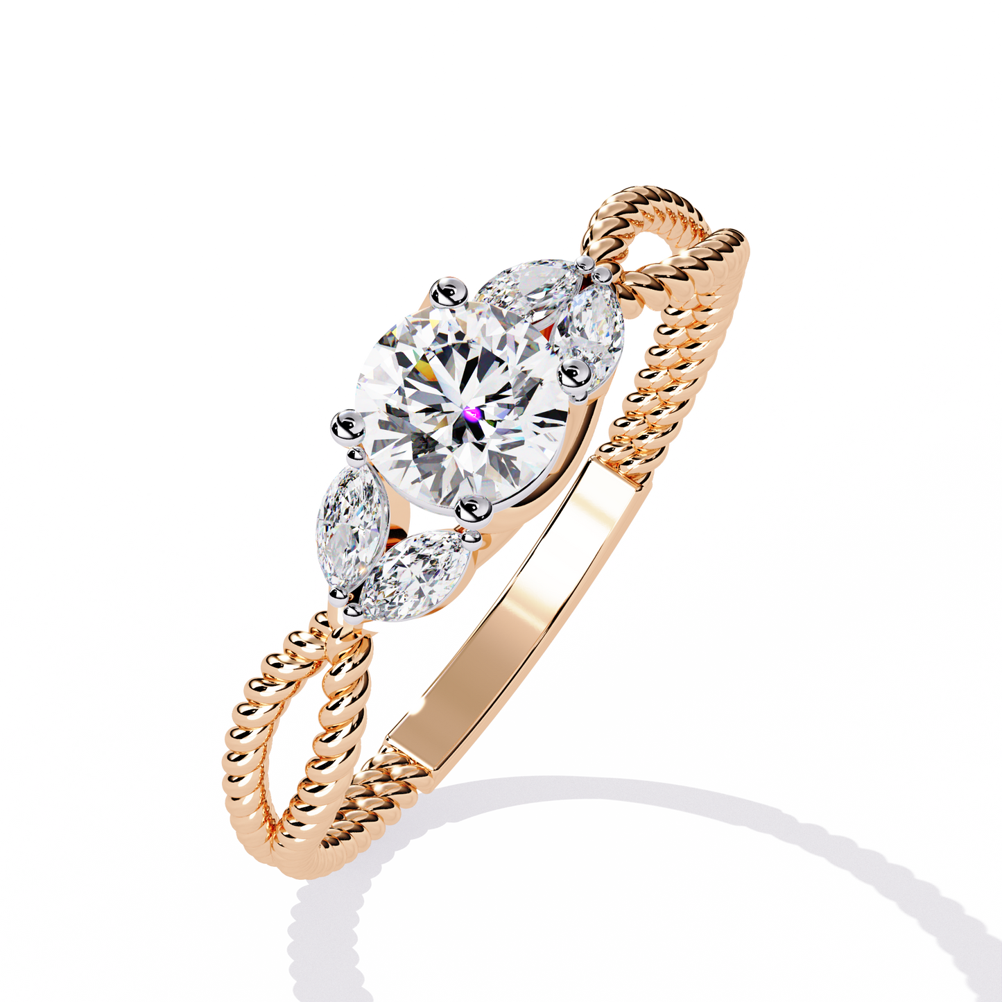 Celestial Anchor Diamond Ring