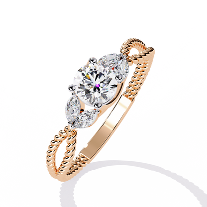 Celestial Anchor Diamond Ring