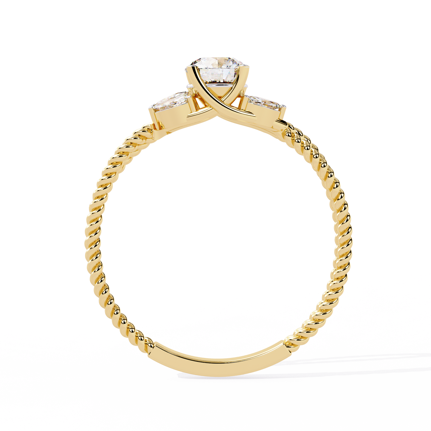 Celestial Anchor Diamond Ring