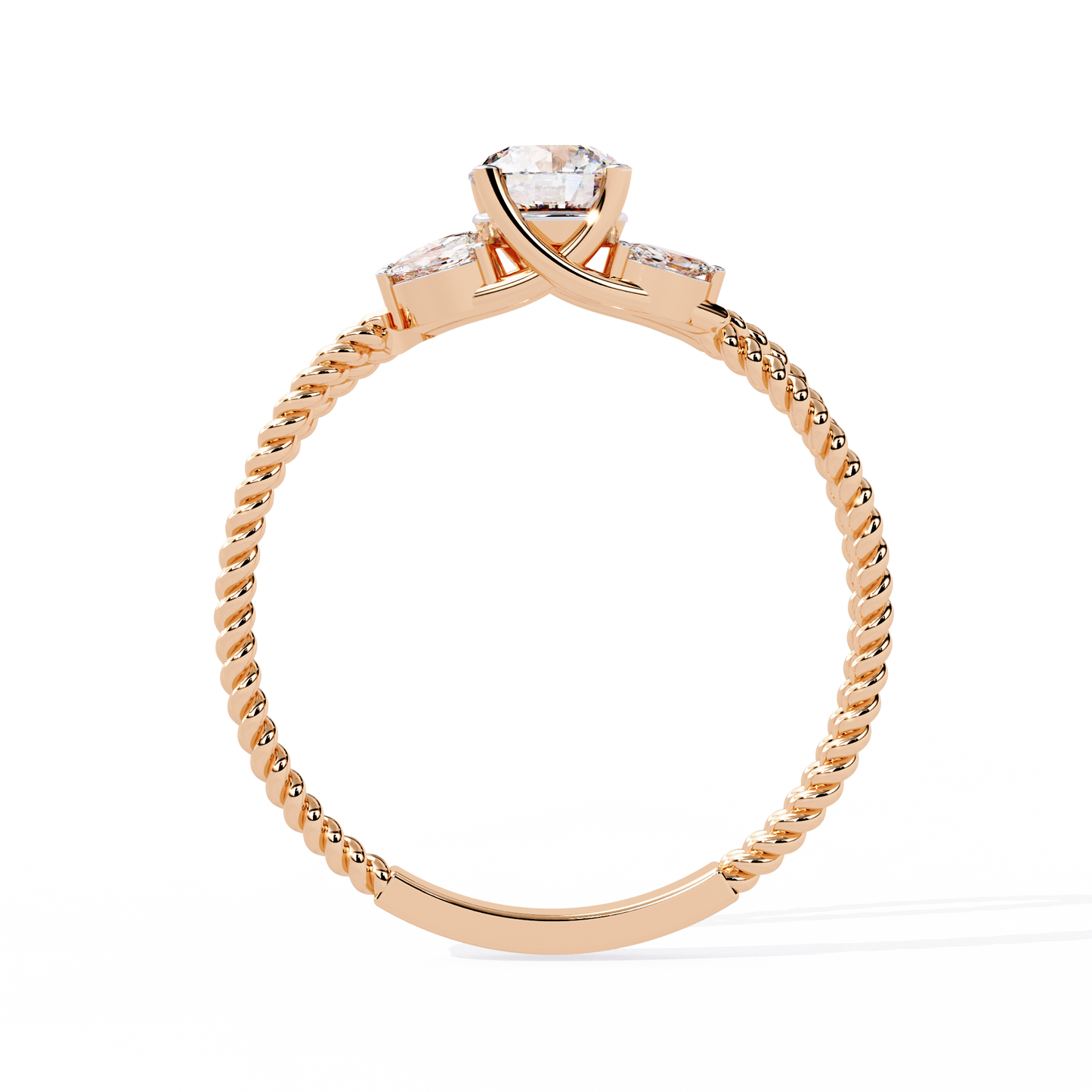 Celestial Anchor Diamond Ring