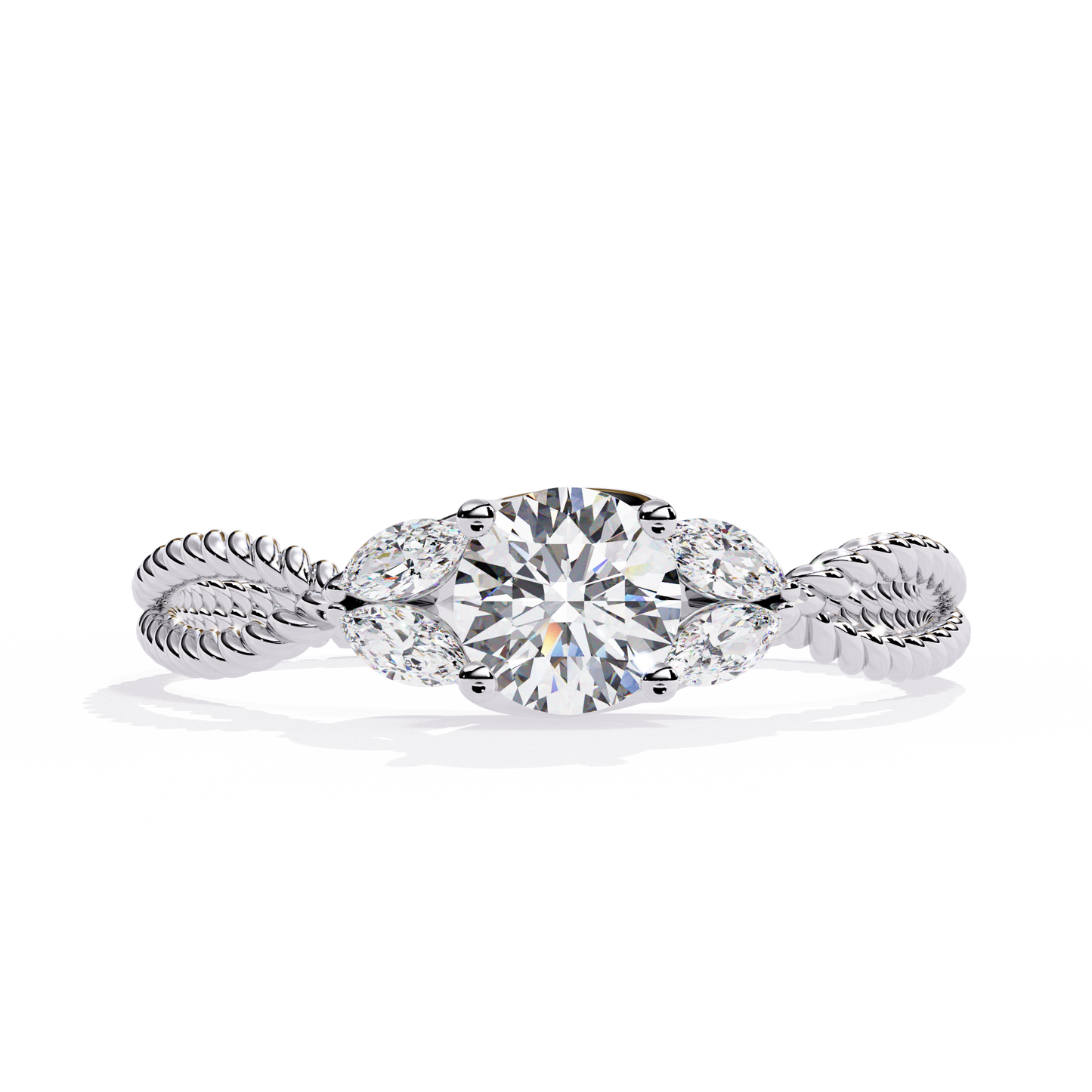 Celestial Anchor Diamond Ring