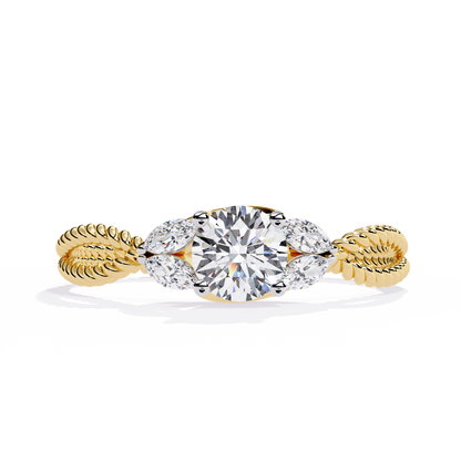 Celestial Anchor Diamond Ring