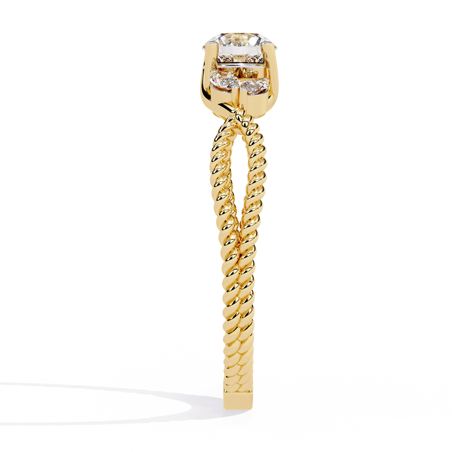 Celestial Anchor Diamond Ring