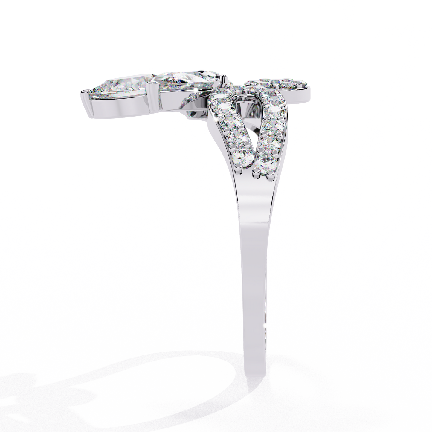 Fates Loom Diamonds Ring
