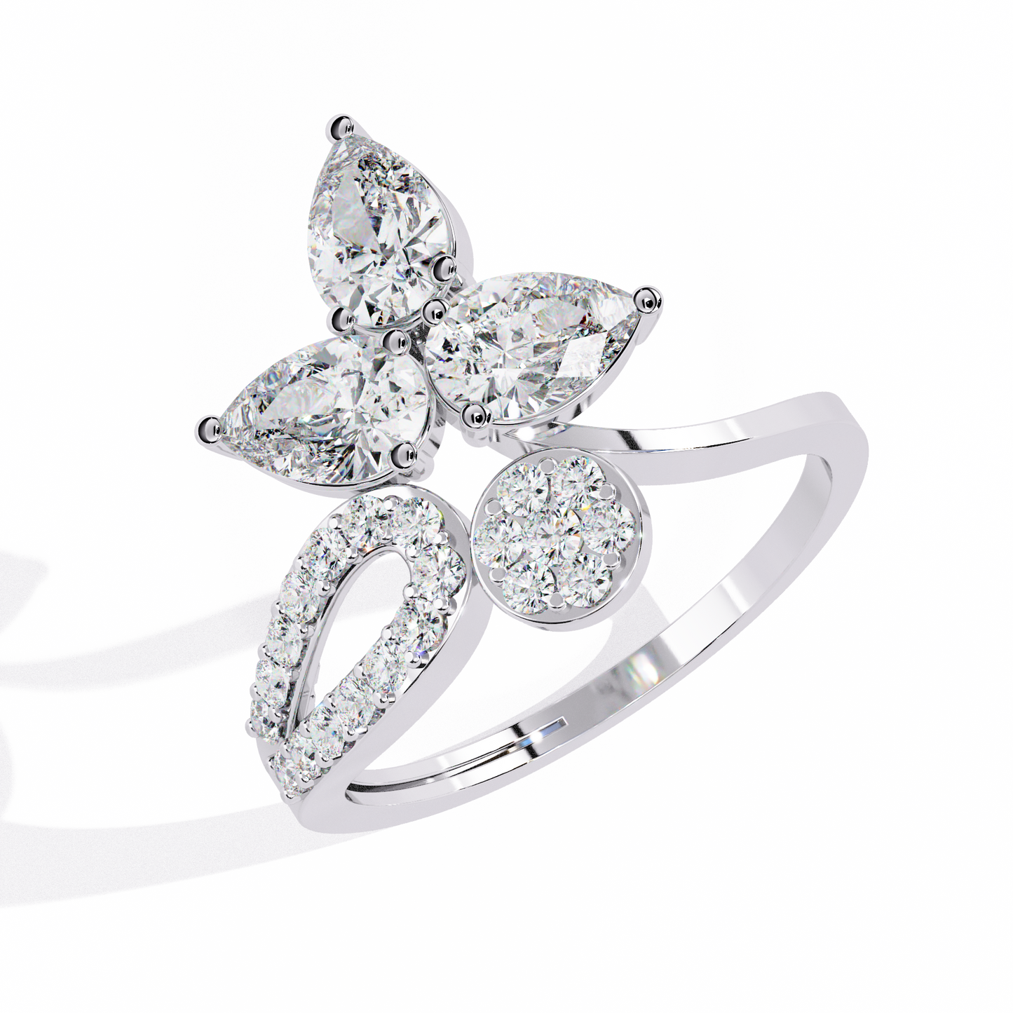 Fates Loom Diamonds Ring
