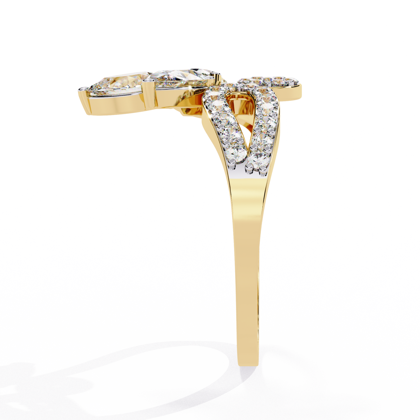 Fates Loom Diamonds Ring