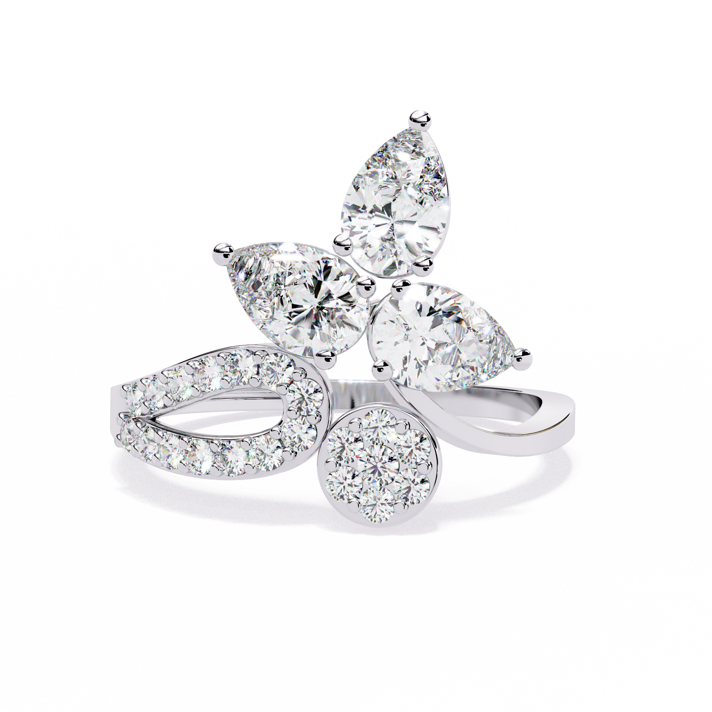 Fates Loom Diamonds Ring