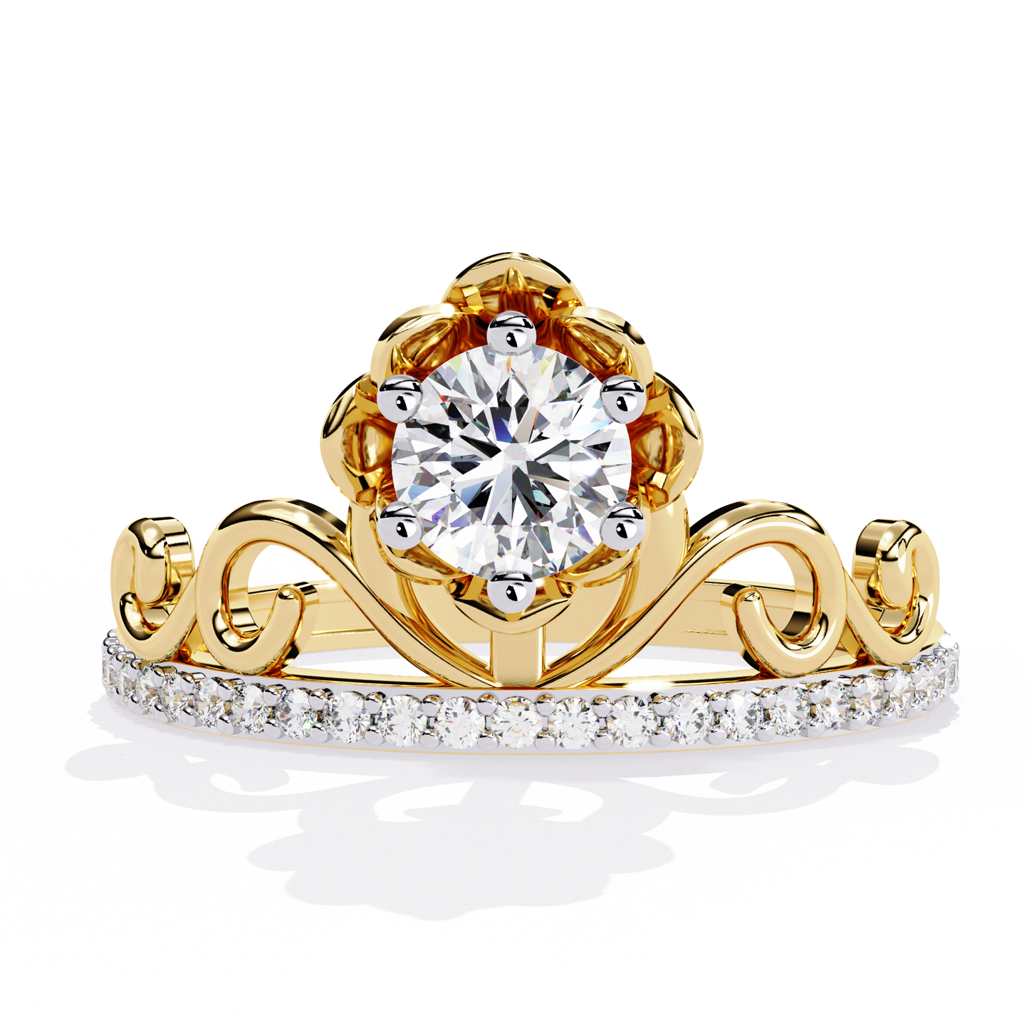 Flora's Ephemeris Diamonds Ring