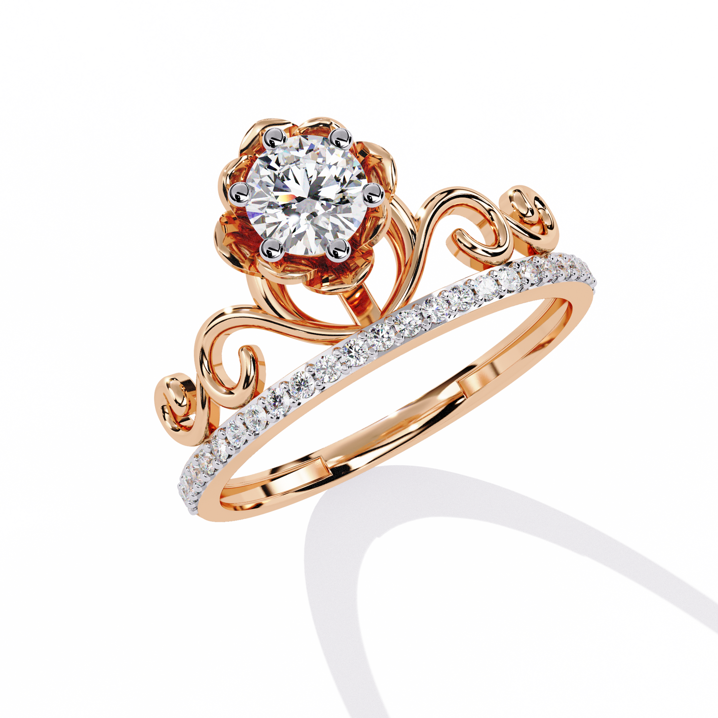 Flora's Ephemeris Diamonds Ring