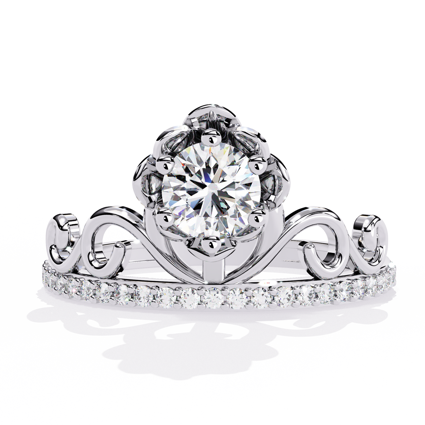 Flora's Ephemeris Diamonds Ring