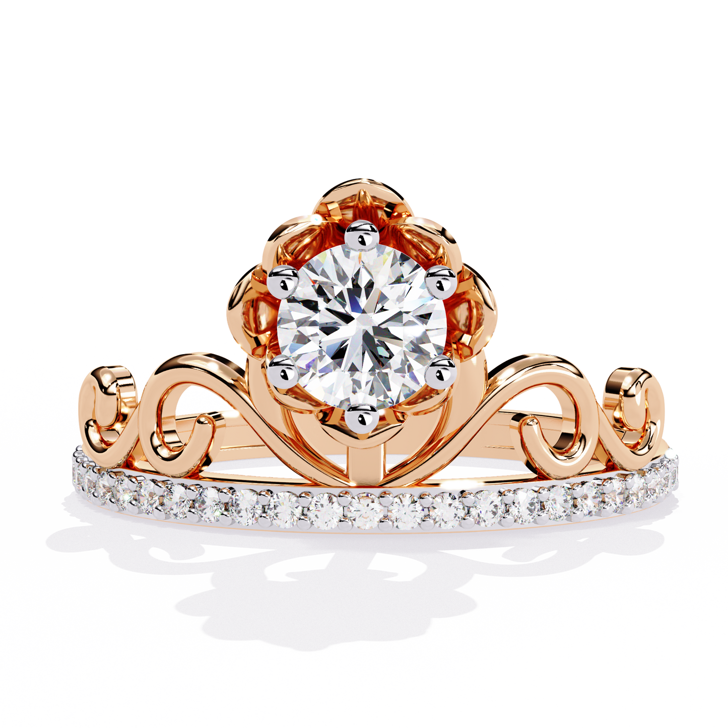Flora's Ephemeris Diamonds Ring