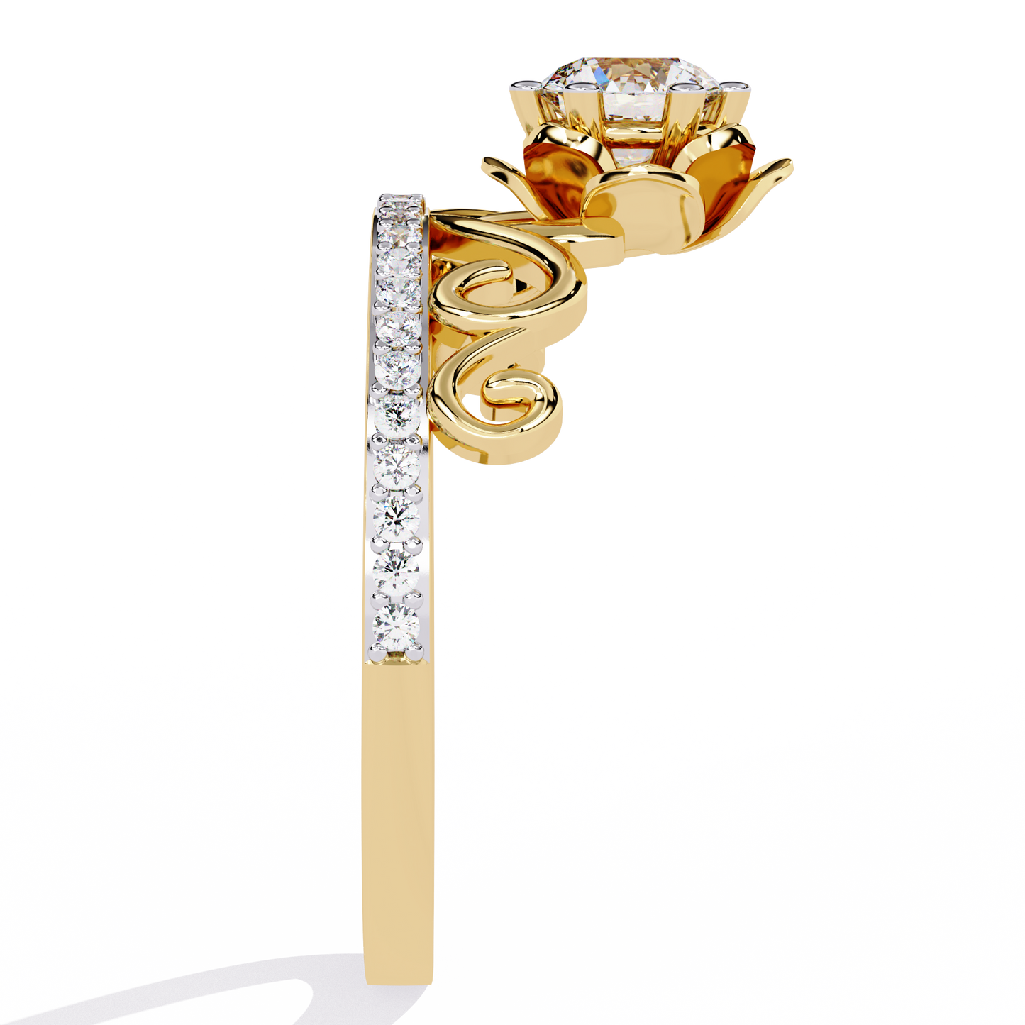 Flora's Ephemeris Diamonds Ring