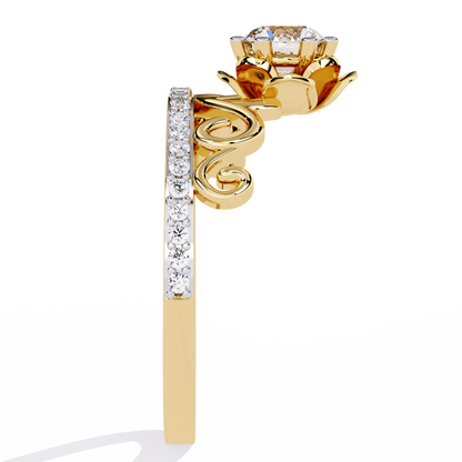 Flora's Ephemeris Diamonds Ring