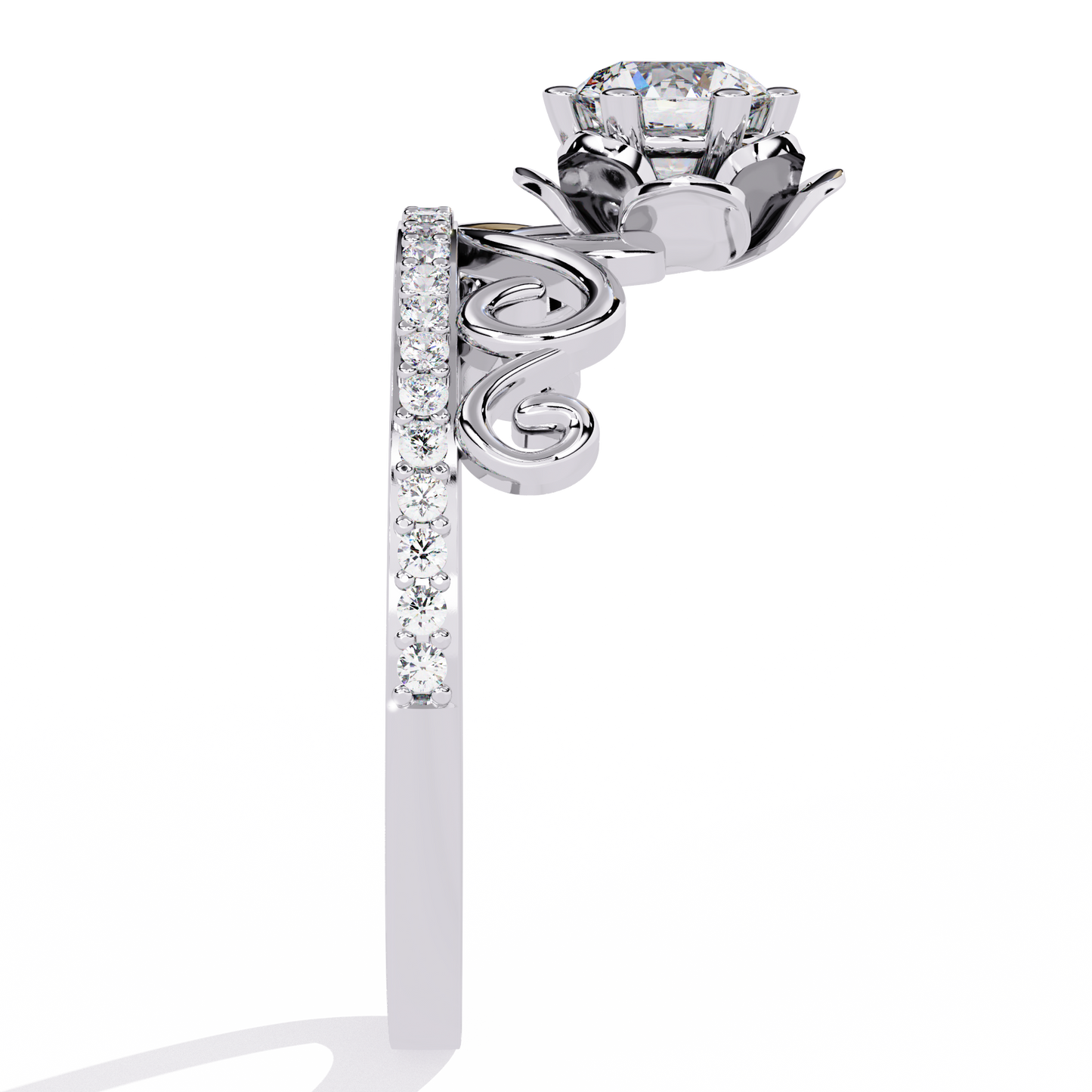 Flora's Ephemeris Diamonds Ring