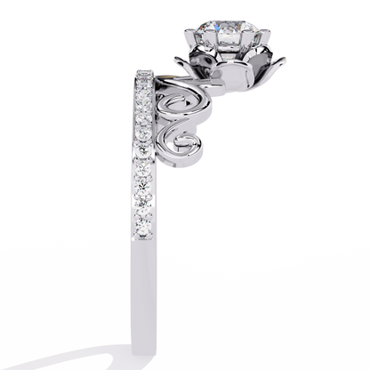 Flora's Ephemeris Diamonds Ring