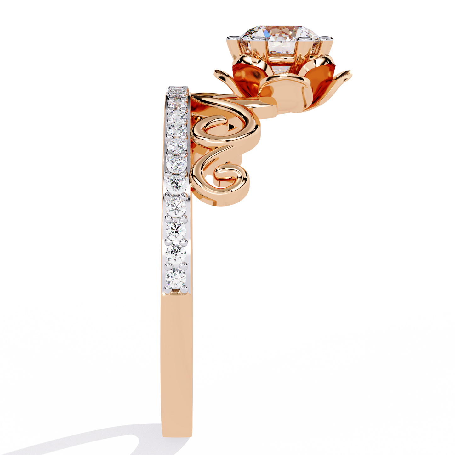Flora's Ephemeris Diamonds Ring