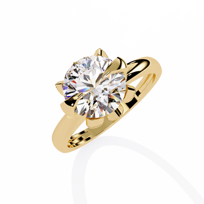 Eternal Halo Solitaire Rings