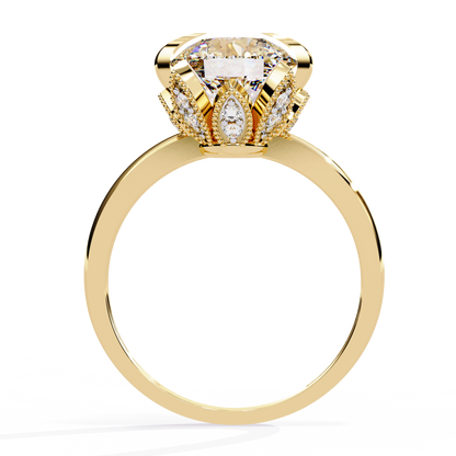 Eternal Halo Solitaire Rings